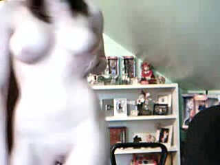 cute girlfriend strips for boyfriend on webcam